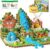 Payleeg Magnetic Blocks Building Toys for Kids Ages 4-8 5-7 8-12 Year Old, Magnetic Cubes Tiles Montessori Sensory Travel Toddler Boys Girls Toys Games Christmas Birthday Gifts