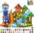 Winchoice 170PCS 1 Inch Magnetic Blocks, Magnet Cubes Building Toys for 3+ | Magnet Blocks for Kids, Forest Building Magnets, Stacking STEM Sensory Toys for Boys Girls Birthday Gifts