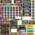 Decorably 143 Pcs Cutouts Chalkboard Classroom Calendar Bulletin Board Set