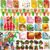 BenLouis 192Pcs Farm Stationery Set Party Favors for Kids