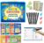 Lumikidz Magic Grooved Writing Practice for Kids Ages 3–5 – Reusable Grooved Writing Books for Kids 3–5 – Handwriting Practice for Kids 5–7 – Preschool Tracing Books & Learning Activities