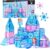 GobiDex Magnetic Building Blocks Princess Castle with 2 Dolls & Stairs