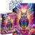 1000 Piece Jigsaw Puzzle for Adults – Neon Owl & Flowers – Matte Anti-Glare Finish, 27×19 in, Challenging Puzzle & Unique Gift for Women & Puzzle Lovers | Enjoy