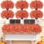 Powbrace 22 Pack Artificial Fall Flowers Mums for Outdoor Indoor(Orange)