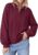 PRETTYGARDEN Women’s Quarter Zip Pullover Oversized Sweaters