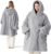 Bedsure Wearable Blanket Hoodie