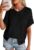 PRETTYGARDEN Womens Spring Short Sleeve Sweaters
