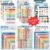 Hadley Designs Math Posters for Elementary School – Multiplication Chart Poster, Place Value Chart for Classroom Wall, Boho Math Classroom Decor