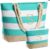 YOOLIFE Initial Beach Bag & Makeup Bag