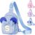 YOOLIFE Personalized Initial Sling Bag