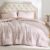 Bedsure GentleSoft 3-Piece Bow Comforter Set