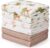 GLLQUEN BABY Receiving Blankets Muslin Swaddle Blanket for Newborn Girl Boy