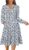 ANRABESS Long Sleeve Midi Dress