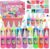 HunDun Magic Water Elf Toy Kit Gifts for Kids,Large Capacity Aqua Fairy Water Gel Kit for Kids with 22 Gels,Fun DIY Craft Kit,Squishy Maker,Make Your Own Squishies,Magic Water Pets
