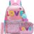 HTGROCE 3Pcs Girls Backpack Set