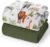 GLLQUEN BABY Muslin Swaddle Blankets,2-Pack Receiving Blankets for Newborn Boys and Girls,Baby Swaddle Blanket Unisex,Tropical Africa,Baby Essentials, Registry & Gift, 40 x 38 inches