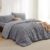 Bedsure 7-Piece Plaid Seersucker Bed in a Bag