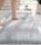 Minidear Light Gray Bathroom Rug