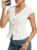 KATE KASIN Button Down Crop Tops