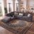 92″ Modular Sectional Sofa with Storage, 4-Seater L-Shaped Cloud Couch, Chenille Sectional Couch for Living Room, Modern Comfy Flexible Modular Sofa for Apartment, Bedroom and Family Room, Gray