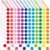 9600Pcs Dot Stickers 0.5Inch Colored Dot Stickers Circle Sticker,Colorful