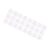 96pcs Disposable Eyebrow Template 2 Boxes Non-woven White