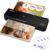 9 inch Laminator Machine with 40 Laminating Sheets, Laminator with NTC Technology Continuous Operation and Quick 2-Min Warm-Up for Home,Office,School Use-Black
