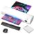 9 Inch Portable Laminator Machine with Anti-Jam Tech, All-in-One A4 Thermal Laminator w/Trimmer & Corner Rounder for Home, Office, School, Business, 40 Sheets Included（White）