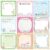 9 Pack Mahjong Sticky Notes, Game Night Designs