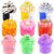 9 Pack Slime Kit, with 3 Jelly Cube Crunchy Slime and 6 Butter Slime, Orange, Blue, Pink Clear Crunchy Slime, Soft & Non-Sticky, for Girls and Boys FamilyToy, Party Favors and School Education