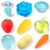 9 Pack Squishy Toys Squeeze Slow Rising Fidget Toy Axolotl