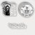 9Pcs But Did You Die? Sticker Pack, Waterproof Vinyl Decals for Laptop, Water Bottle, Car, Funny Skeleton Meme Stickers Gift (3 Inch)