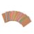 9pcs Colorful Loose-leaf Iron Ring Ruled Index Note Cards