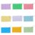 9pcs Lined Index Cards with Ring, Horizontal Note