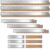 9 Pcs Metal Ruler with Cork Backing, Stainless Steel Ruler 6+12+18 Inch, Non-Slip Rulers with Inch and Centimeter, Straight Edge Cork Base Rulers for Drafting, Office, School, Home Use
