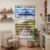 A-D HOME Custom Mt Fuji Green Tea Fields Landscape Dual Layer Zebra Blinds, Japanese Nature Roller Blind, Window Shades | Custom Size