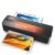 A3 6-Roller Commercial Laminator Machine, LOTHANEK 3-10 Mil 13 inch Heavy Duty Thermal Laminating Machine, 60-Second Warm-up, 40 Inches/Minute, Touch Screen for Home, School Office (Glossy Black)
