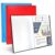 A4 Display Folder with Pockets – Display Book Presentation Folders Portfolio Project Folder Certificate Folder with Plastic Sleeves, 3 x 110 Pockets (Black, Blue, Red)