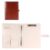 A4 Faux Leather Clipboard Folder with 4 Ring Padfolio Business Professional Portfolio for Business File folders