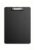 A4 Foam Clipboard, 8.5×11 Inch Thick Writing Board, Black & Gray Available, Metal Clip with Hanging Hole, Single Pack (Black)