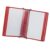 A4 Folder 10 Panels Desktop Wall Mount Reference System Poster Flip Book Display(Red)
