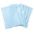 A5 6-Ring Binder Dividers with 6 Tabs, Lightweight Frosted Plastic Index Page Dividers, Tabbed Binder Separators for 6-Hole A5 Notebooks, Journals & Binders, Blue