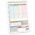 A 5 Habits Trackers Notebook Daily Habits Trackers Calorie Planner Schedules
