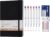 A5 Hardcover Journal with 6 Black, Red & Blue Erasable Gel Pens, 6 Refills
