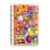 A6 Binder 6-Ring Acrylic Refillable Binder Notebook Planner Cover, Fruit