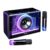 A78E-Bluetooth Speaker Karaoke Machine Two Microphones Portable Adults Kids LED Lights