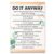 Aakmin Do It Anyway Poster Hanger Frame, Motivational Office Wall Art