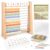 Abacus for Kids Math – Wooden Abacus with 100 Counting Sticks and 112 Math Cards, Counting Toys for Preschool Learning, Educational Math Toys for Developing Fine Motor Skills, Math Calculation