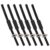 Abaodam 6pcs Pu Leather Elastic Bookmark Cord for Books and Bibles, Stretchable Closure Band that Holds Planner Closed, Black Journal Band for Readers and Professionals