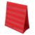 Abaodam Classroom Pocket Chart Display Stand with Triangular Design and Multiple Slots, Double-Sided Card Display Frame for Sentence Strips and Index Cards, Easy Storage Organizational Aid